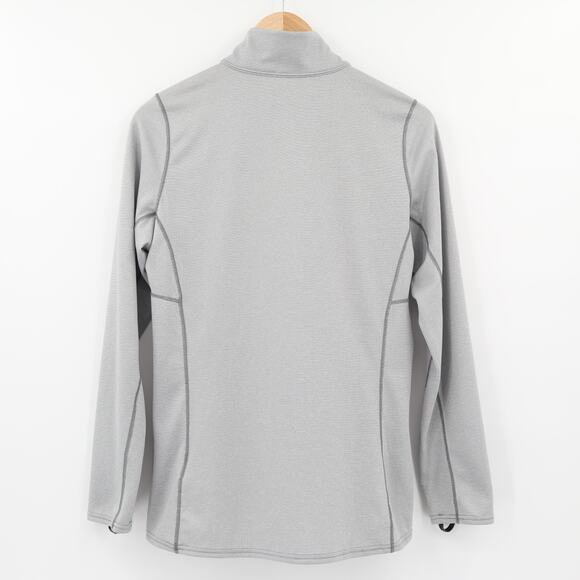Patagonia Women's Capilene Base Layer 1/4 Zip Long Sleeve Grey Sz M - Picture 2 of 7